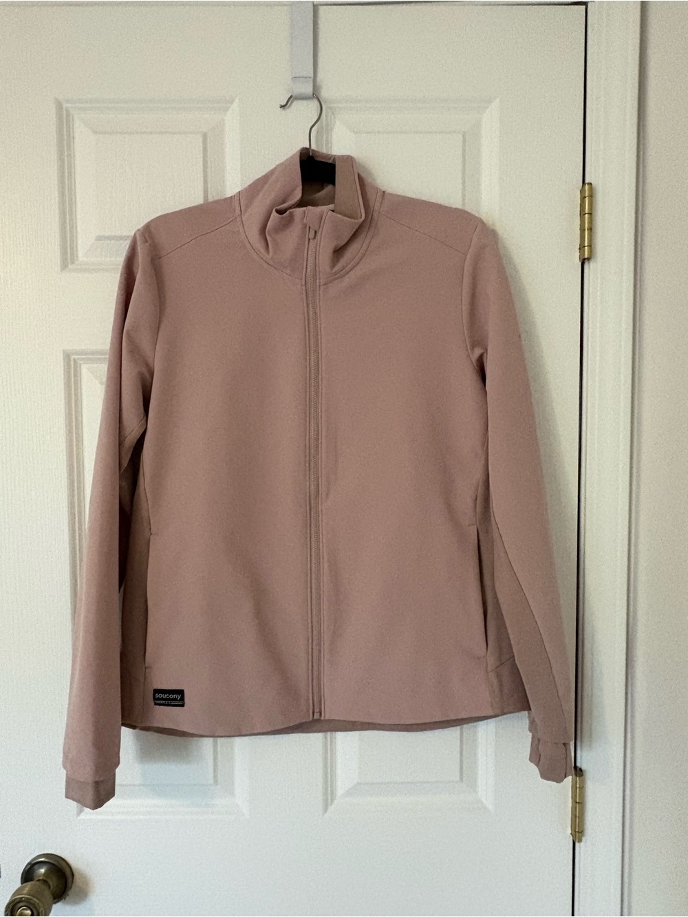 Saucony Women's Blush Pink Full-Zip Utility Jacket